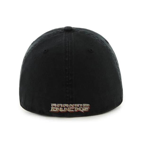 Anaheim Ducks 47 Brand Black Franchise Fitted Hat Cap