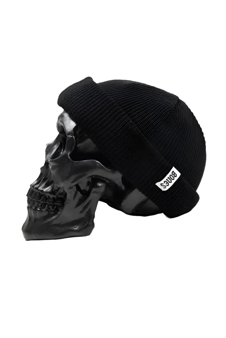 BILLY BONES CLUB LOW KEY DOCKER BEANIE - BLACK