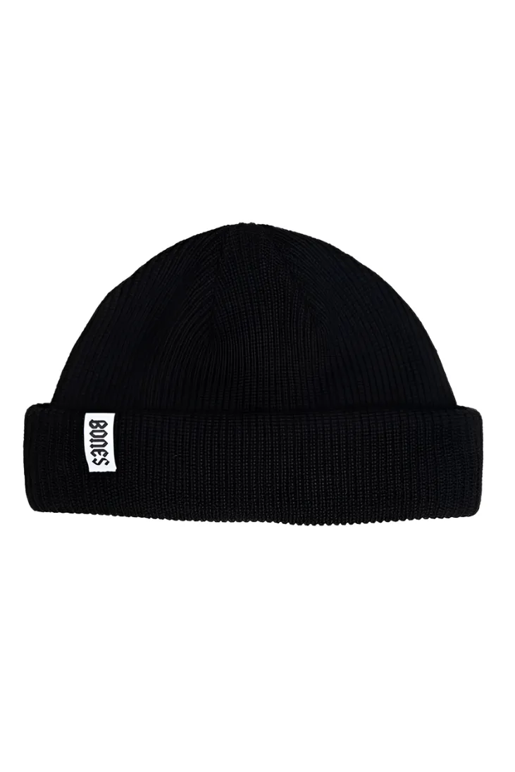 BILLY BONES CLUB LOW KEY DOCKER BEANIE - BLACK