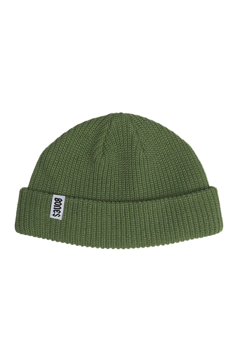 BILLY BONES CLUB LOW KEY DOCKER BEANIE - SAGE