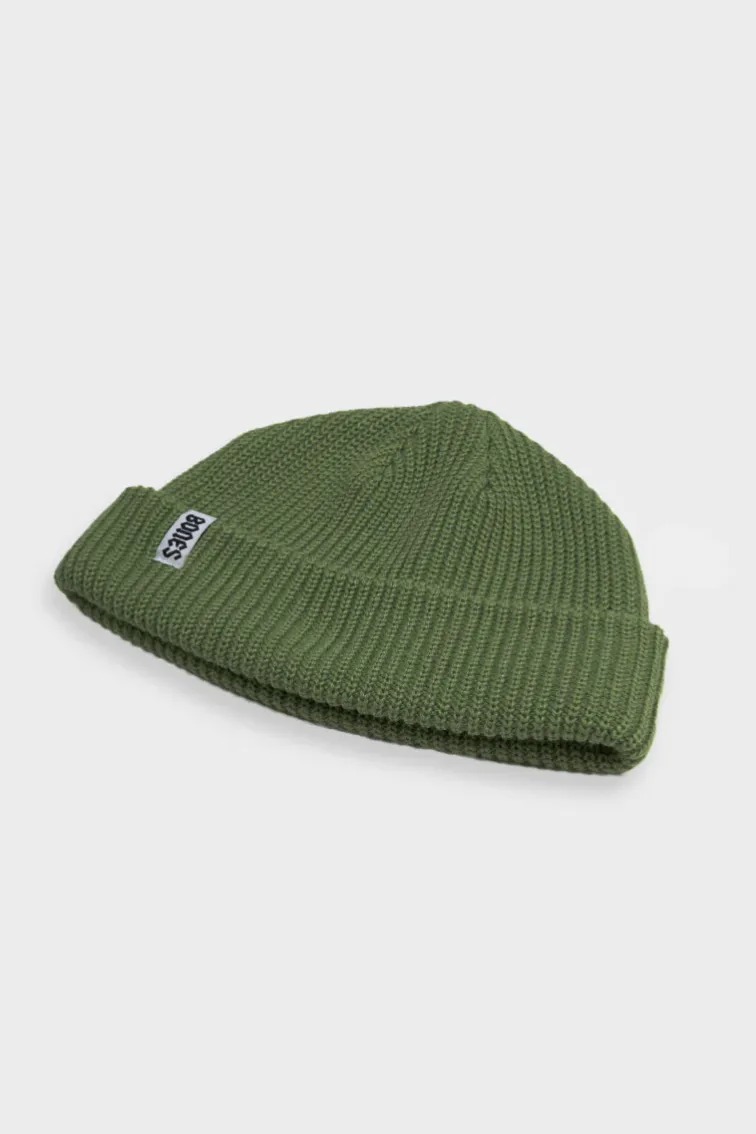 BILLY BONES CLUB LOW KEY DOCKER BEANIE - SAGE