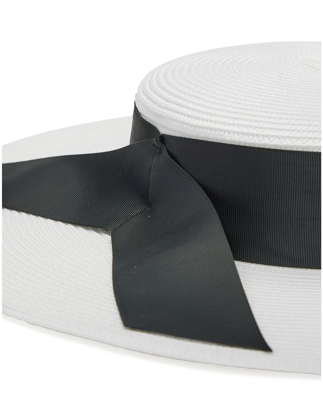 BOATER LEYA - WHITE/BLACK