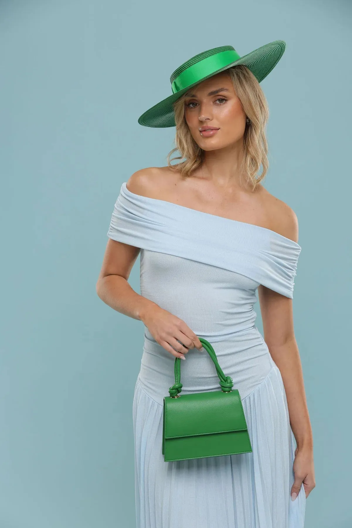 BOATER MACY - EMERALD GREEN