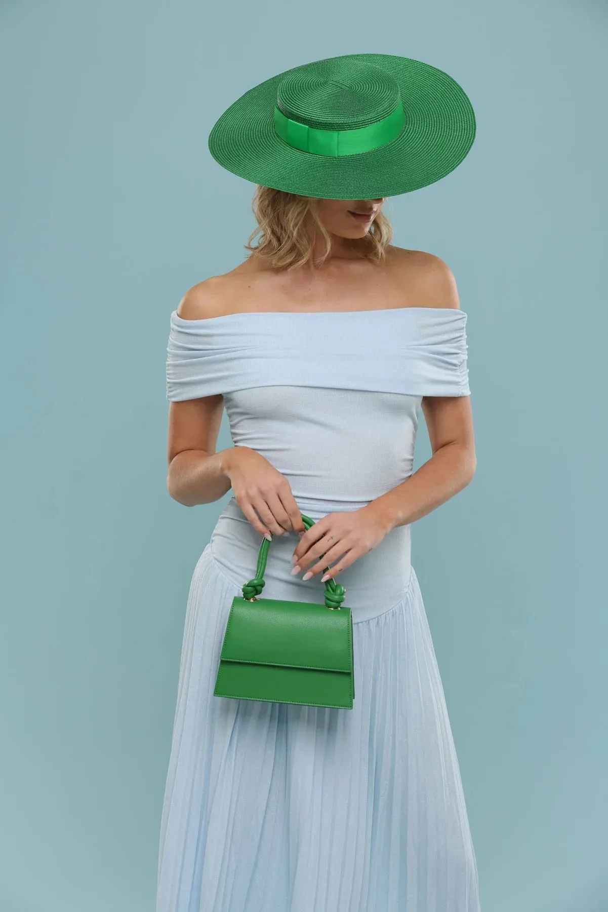 BOATER MACY - EMERALD GREEN