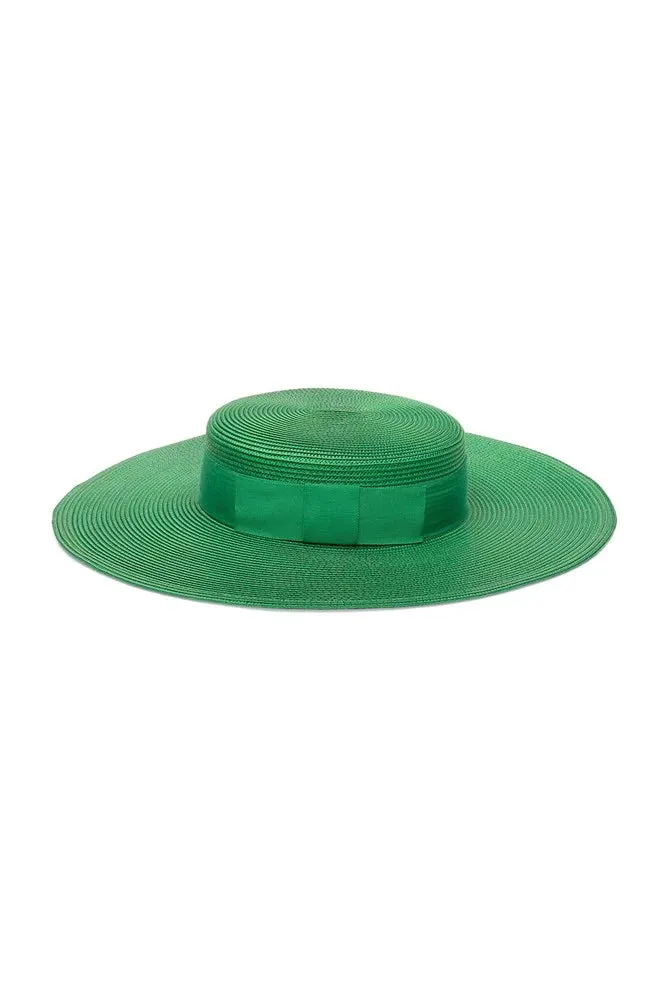 BOATER MACY - EMERALD GREEN