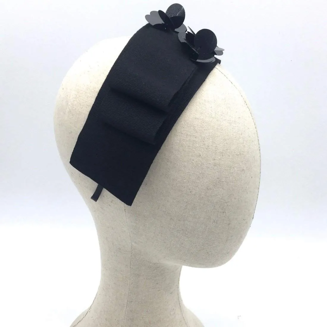 Bow Fascinator with Sequins