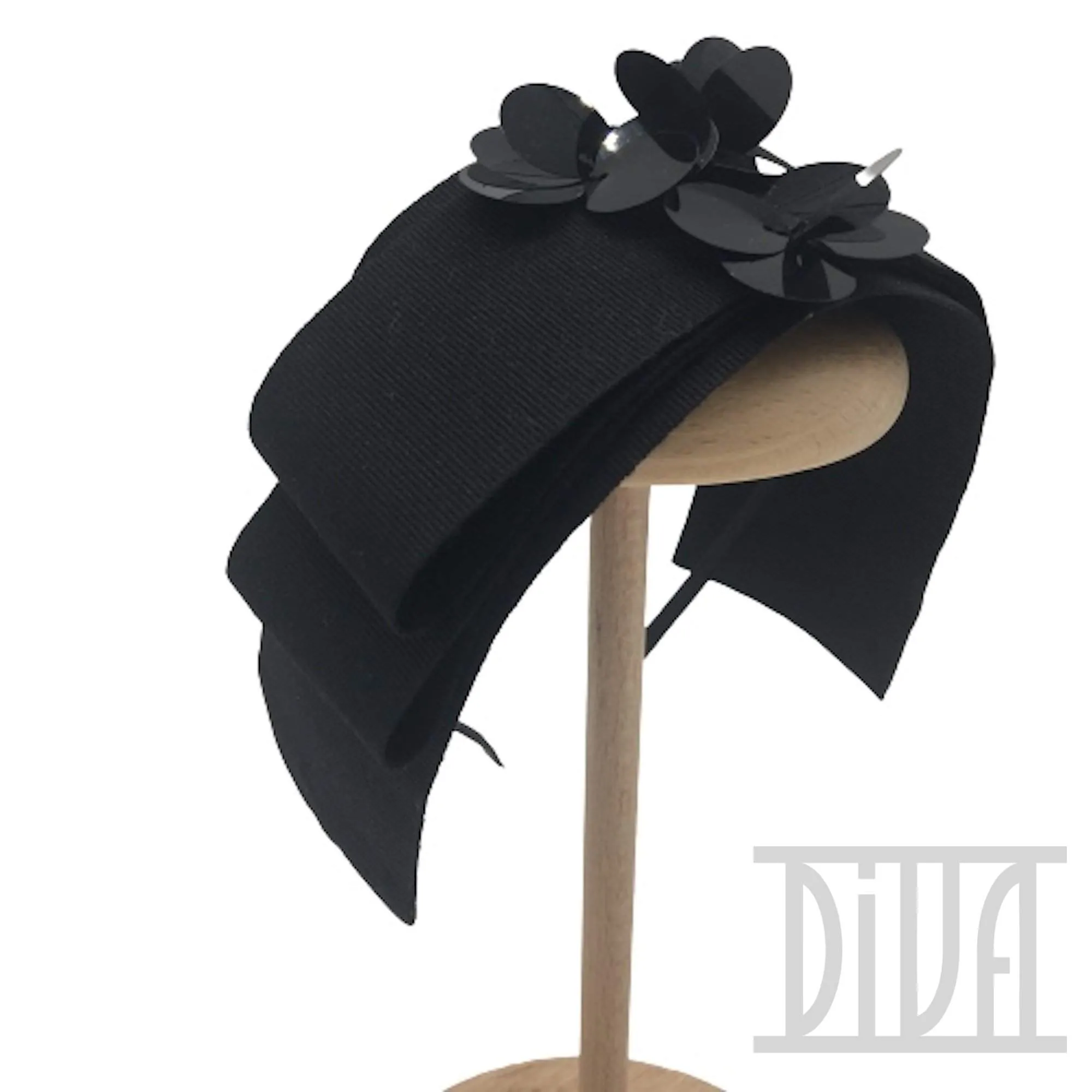 Bow Fascinator with Sequins