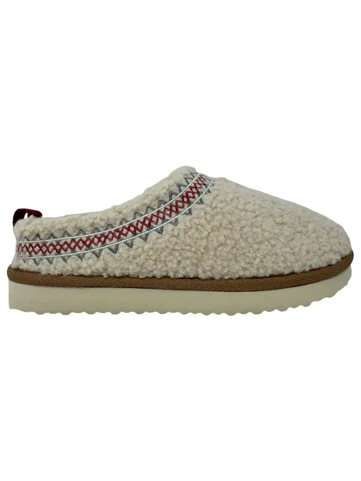 Cuddle Sherpa Slippers - Cream