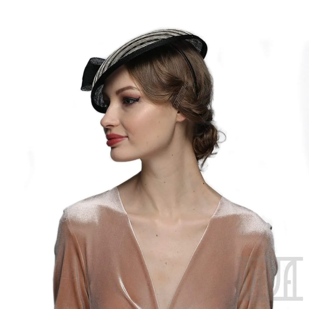 Fascinator Hat with Bow Elegant Derby Headwear