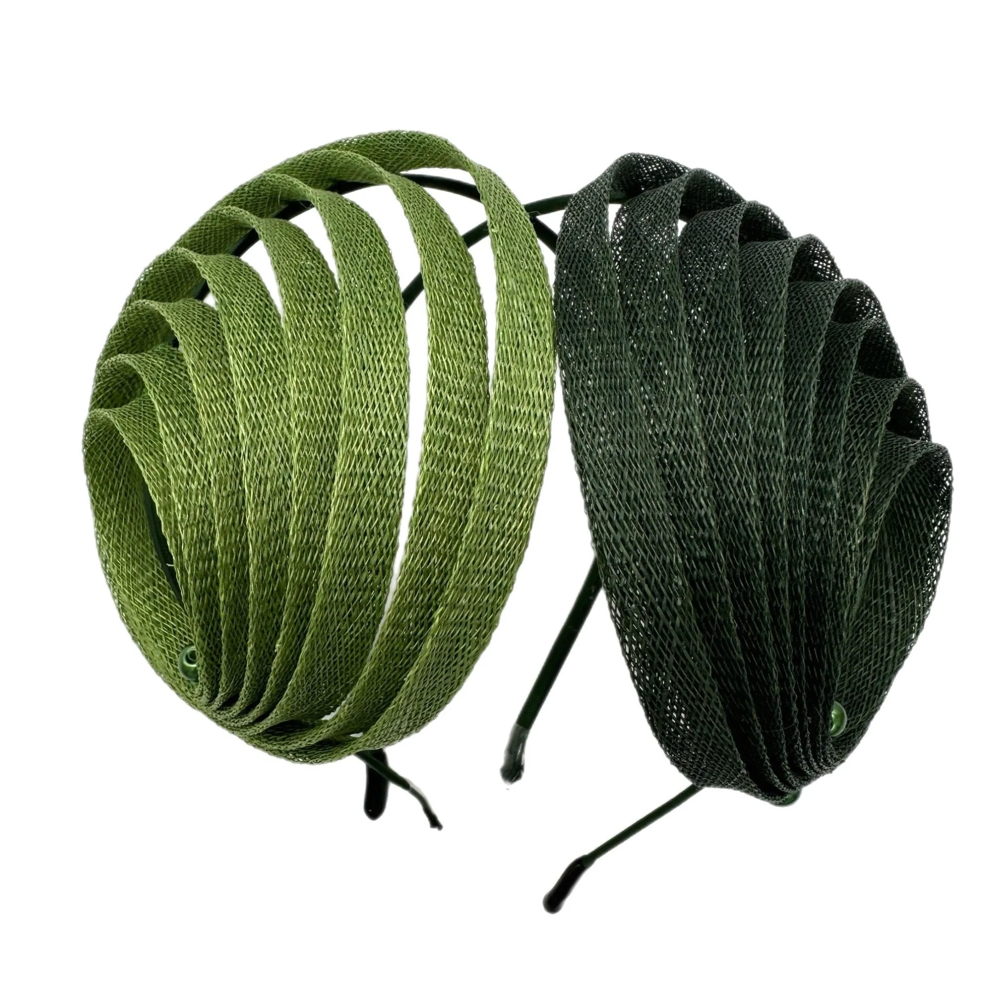 Green Fascinator Hats Wedding Tea Party ChurchHeadwear