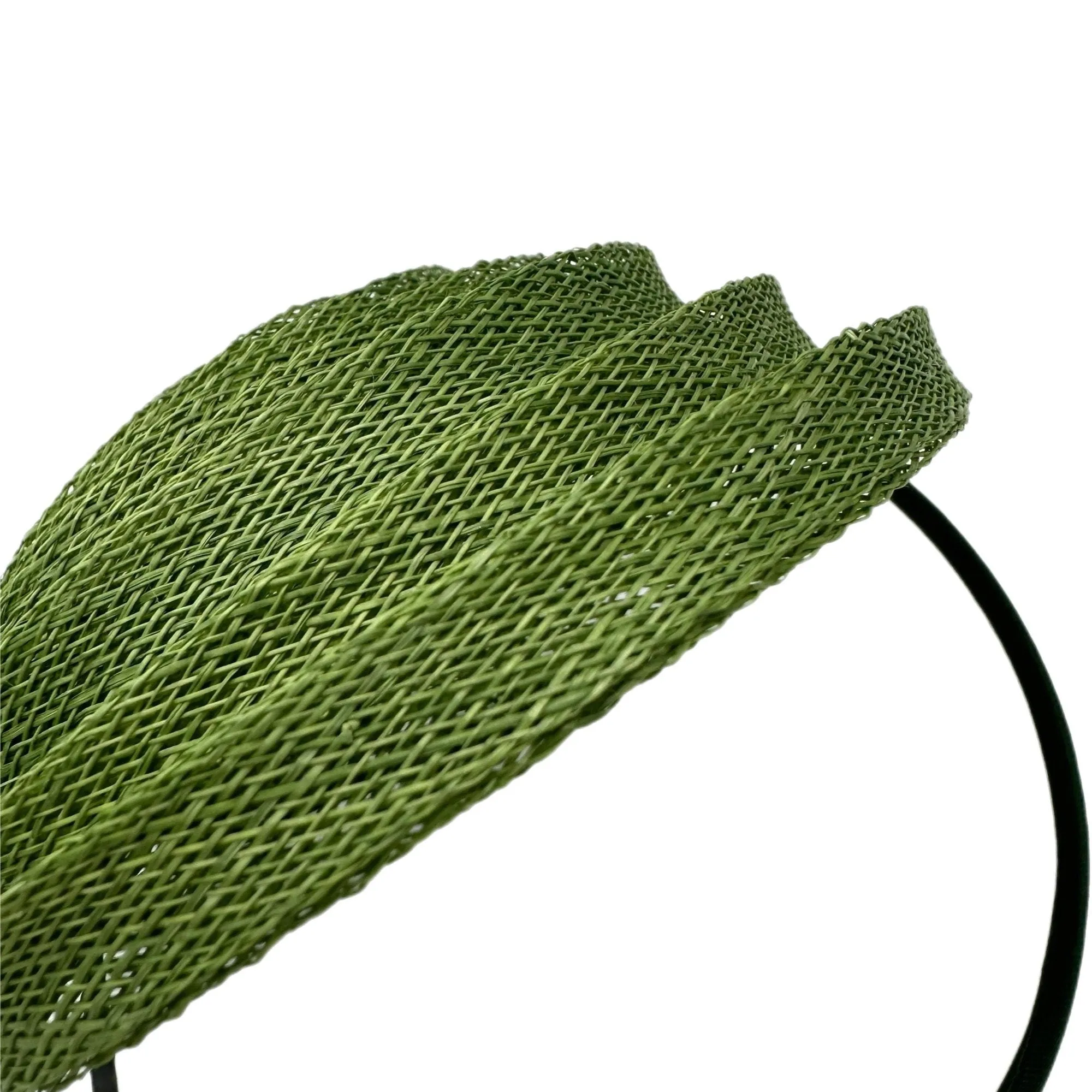 Green Fascinator Hats Wedding Tea Party ChurchHeadwear