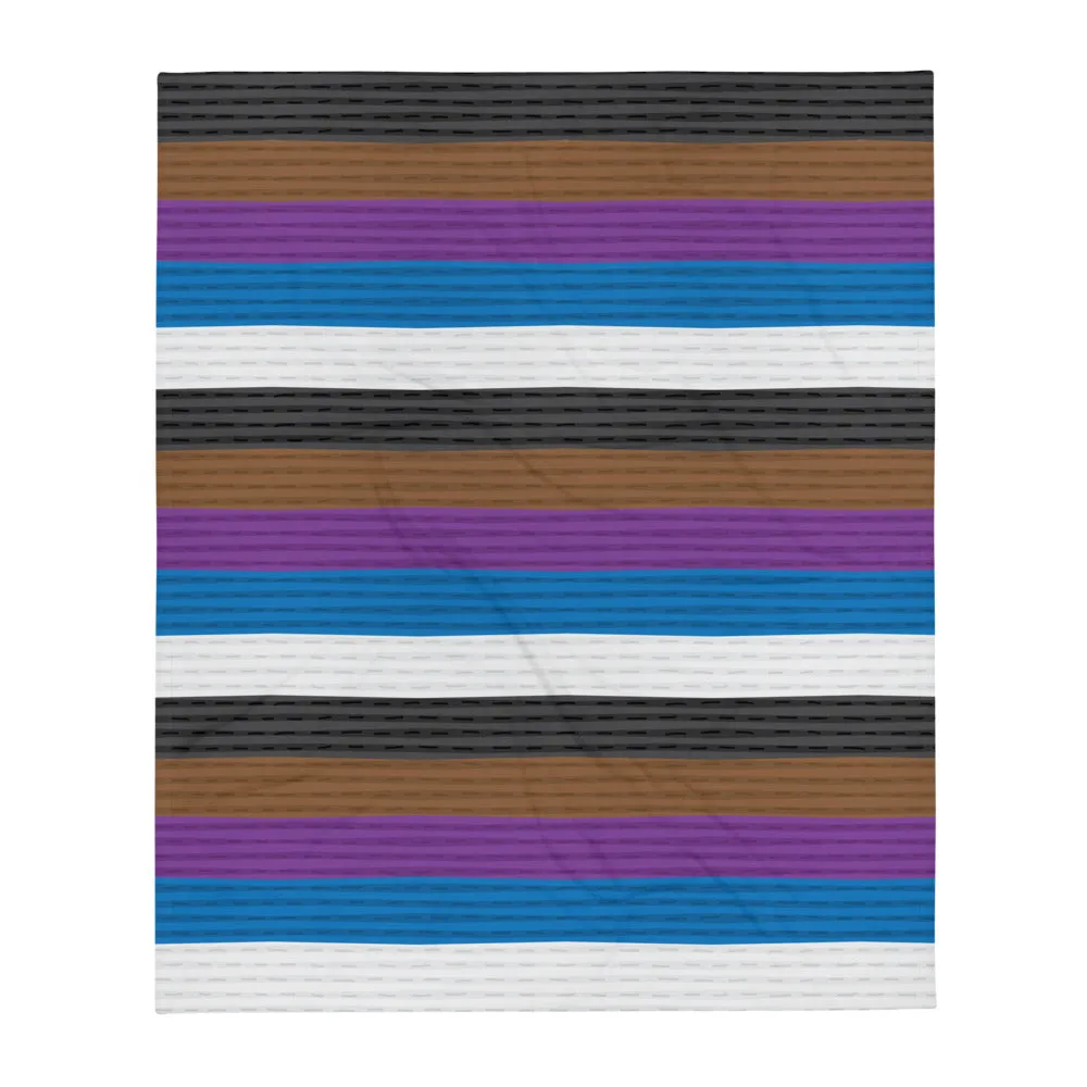 Jiu-Jitsu Belt Throw Blanket (Adult Ranks)