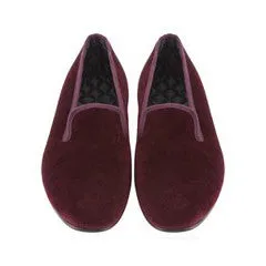 KNIGHTSBRIDGE AUBERGINE VELVET SLIPPER
