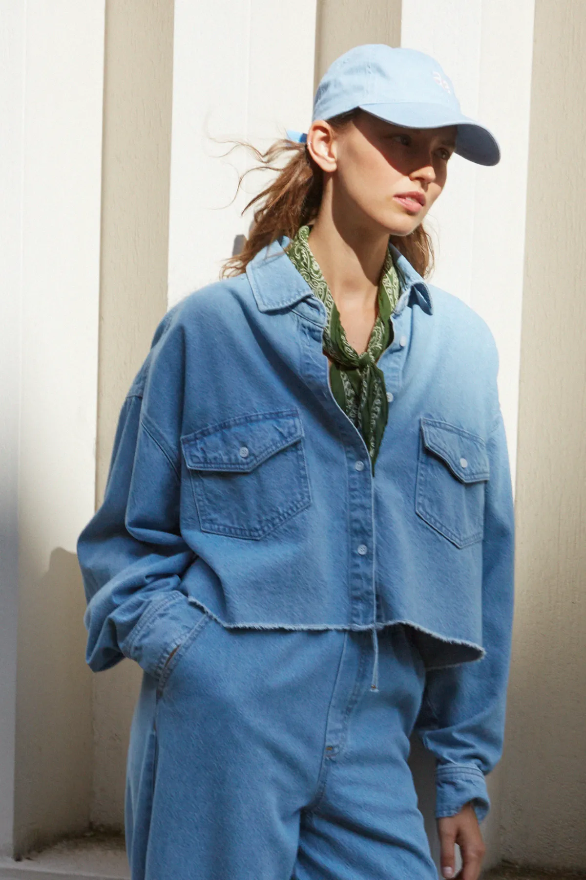 Maurice Baseball Cap | Baby-Blue w/ me logo