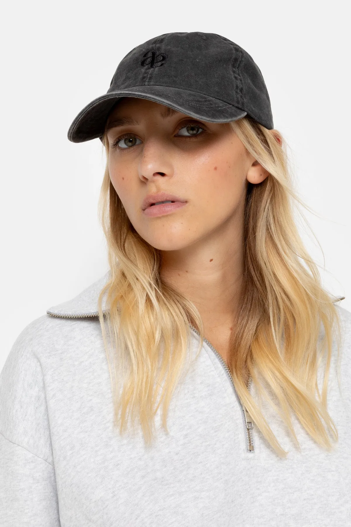 Maurice Baseball Cap | Vintage Black w/ black me logo