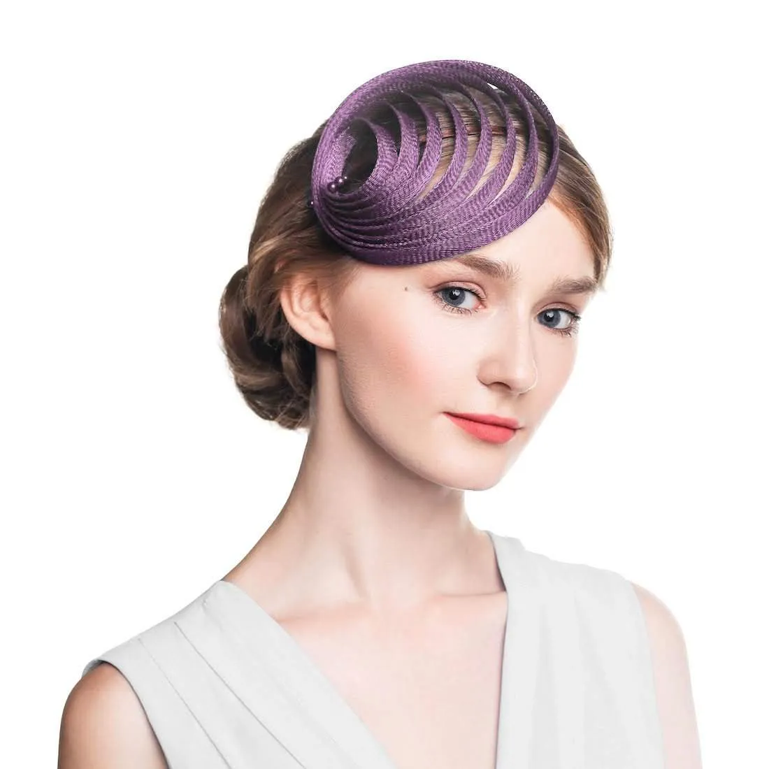 Minimalist Fascinators Hat Cocktail Wedding Tea Party Church Headwear