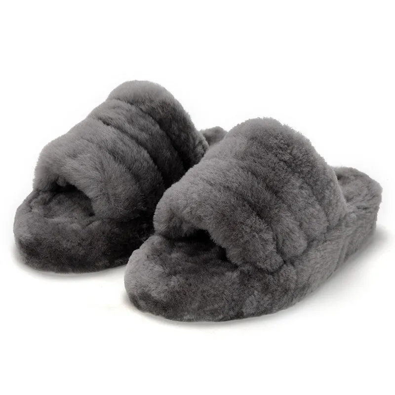 Sheepskin Wool Women's Slippers