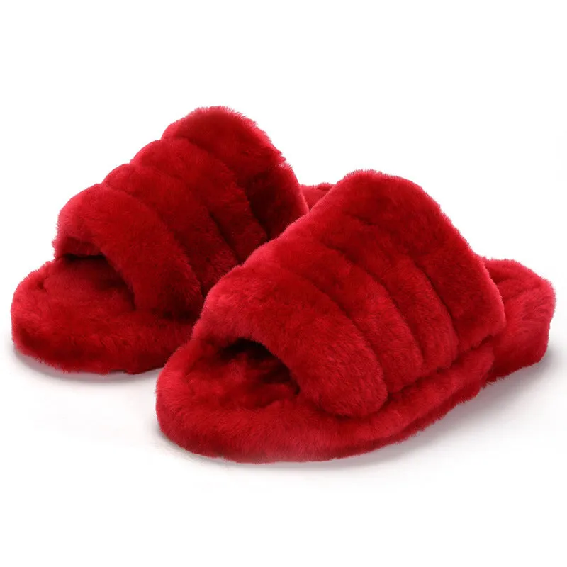 Sheepskin Wool Women's Slippers