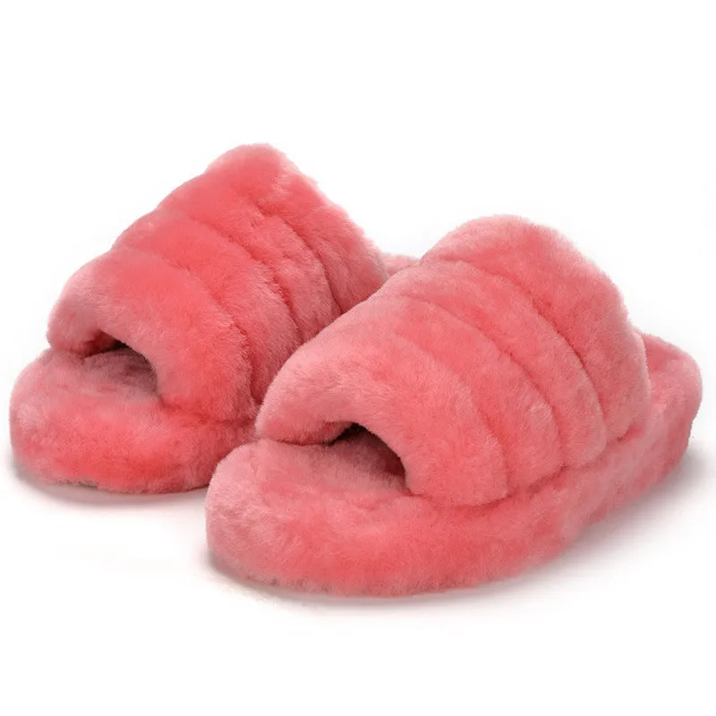 Sheepskin Wool Women's Slippers