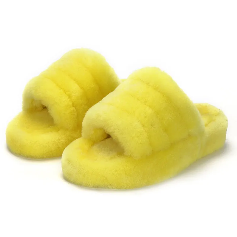Sheepskin Wool Women's Slippers
