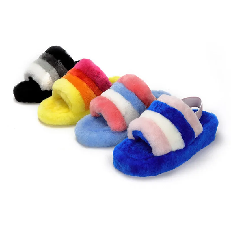 Sheepskin Wool Women's Slippers
