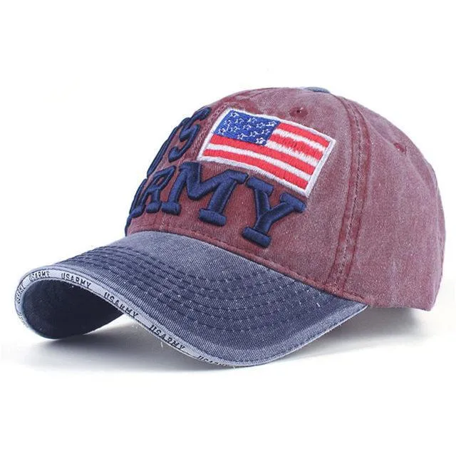 West Louis "US Army" Embroidery Baseball Cap