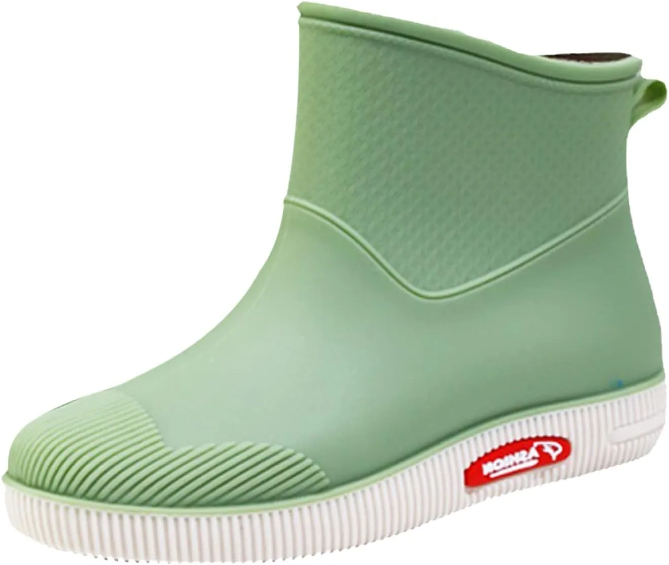 Yellow Rain Boots Adult 5 Rain Boots for Women Waterproof Mid Calf Garden Shoes Rain Footwear for Ladies Booties